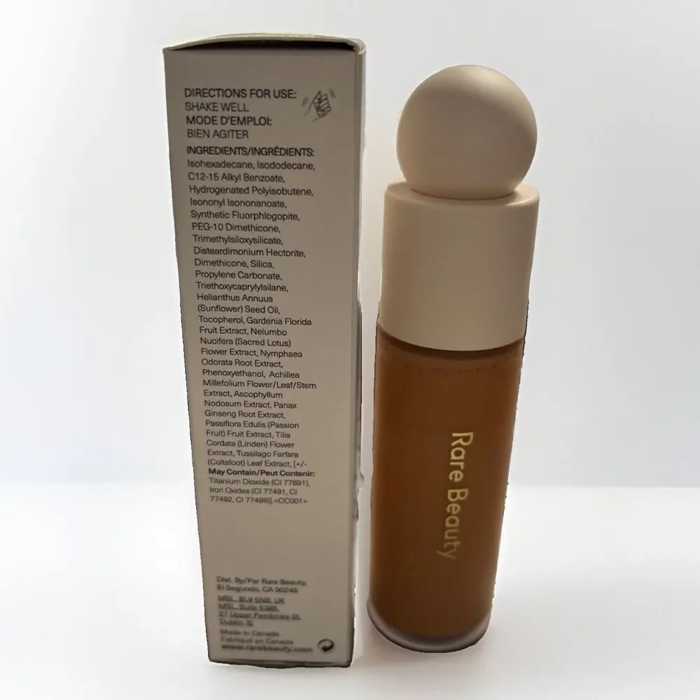 NIB Rare Beauty Liquid Touch Weightless Foundation 0.94oz Shade 350C Medium Tan